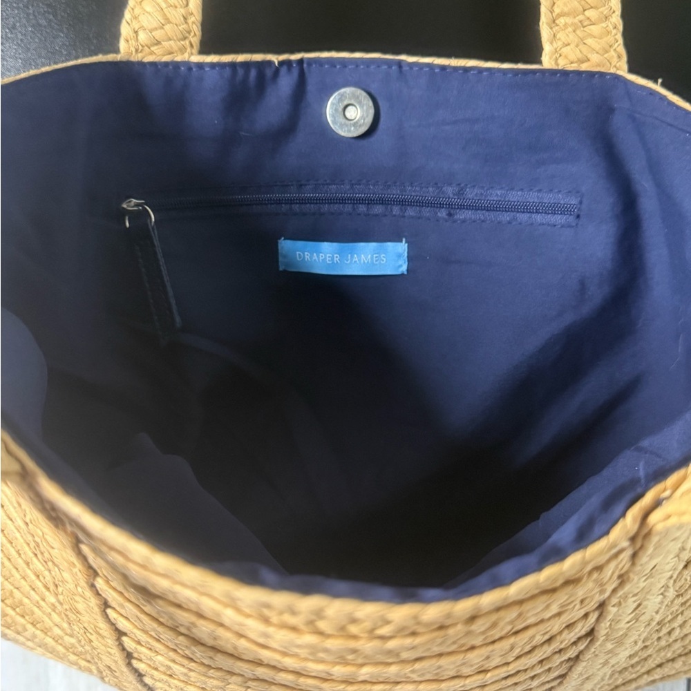 Draper James Everyday Straw Shoulder Bag - Natural - Picture 7 of 8